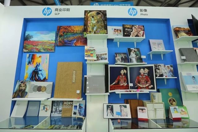 全印展上，HP喷码机推出各类打印技术的作品